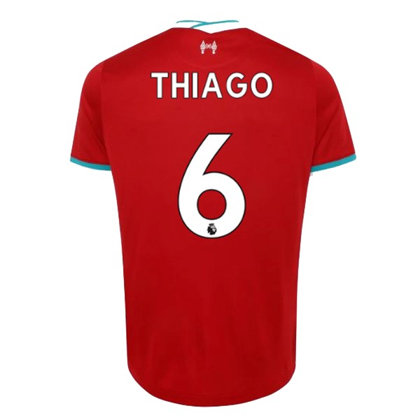Trikot Liverpool NO.6 Thiago Heim 2020-21 Rote Fussballtrikots Günstig